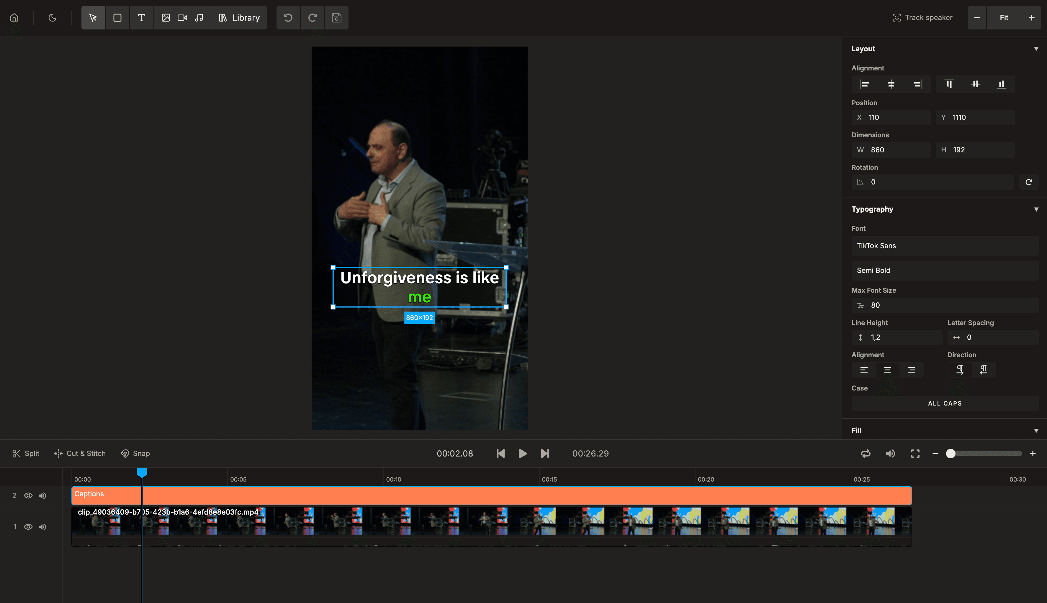 Clip editor: Remotion inside the existing Next.js app
